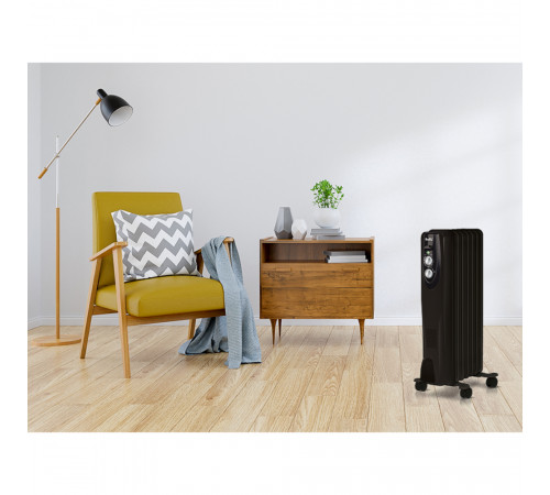 Масляный радиатор Ballu Classic black BOH/CL-07BRN 1500 (7 секций)