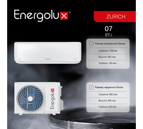 Инверторная сплит-система Energolux ZURICH SAS07Z5-AI/SAU07Z5-AI