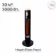 Электрический напольный обогреватель Hugett Diana Pepel
