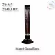 Электрический напольный обогреватель Hugett Gaea Black