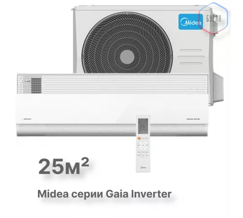 Настенная инверторная сплит-система Midea серии Gaia MSCA1BU-09HRFN8/MOX230-09HFN8-Q/GAIA-D53 Настенная инверторная сплит-система Midea серии Gaia MSCA1BU-09HRFN8/MOX230-09HFN8-Q/GAIA-D53