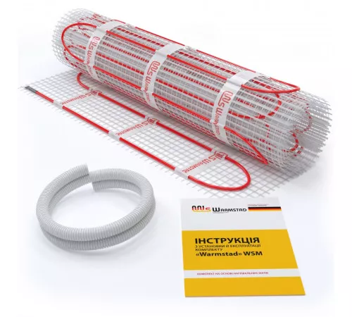 Нагревательный мат Warmstad WSM 1210 Вт 8,0 кв.м