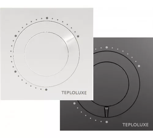 Терморегулятор механический Теплолюкс Solus Белый Чёрный