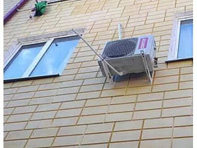 Непростой монтаж внешнего блока кондиционера