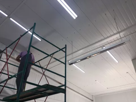 Обогреватели на производство домов.