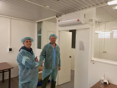 Установка кондиционеров в государственном учреждении от компании Буран Новосибирск.
