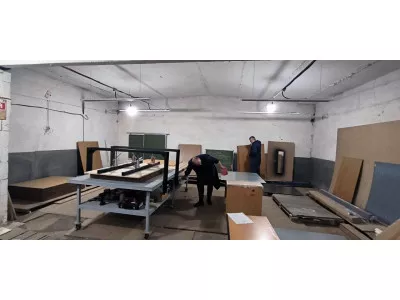 Обогреватель Алмак как основное отопление производственного помещения.
