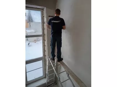 Установка системы вентиляции в двухэтажном доме в Тайгинском парке, Новосибирск