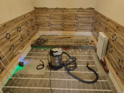 Монтаж тёплого пола Russian Heat у Натальи из Батурино — уют начинается с пола!