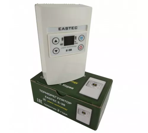 Терморегулятор EASTEC E-38 Silent (Накладной, симисторный, бесшумный, 2,5 кВт) Терморегулятор EASTEC E-38 Silent (Накладной, симисторный, бесшумный, 2,5 кВт)