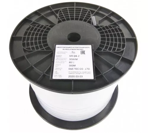 EASTEC SRL 24-2 M=24W (300м/рул.), греющий кабель без оплетки, пог.м. EASTEC SRL 24-2 M=24W (300м/рул.), греющий кабель без оплетки, пог.м.