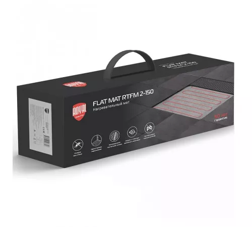 Комплект теплого пола Royal Thermo Flat Mat RTFM 2-150-0,5 Комплект теплого пола Royal Thermo Flat Mat RTFM 2-150-0,5