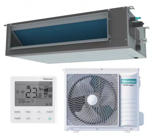 Канальный инверторный кондиционер Hisense ADT-18UX4RCL8/AUW-18U4RS7 Канальный инверторный кондиционер Hisense ADT-18UX4RCL8/AUW-18U4RS7
